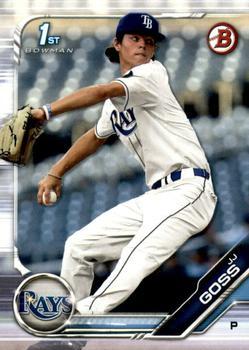 #BD-61 JJ Goss - Tampa Bay Rays - 2019 Bowman Draft Baseball