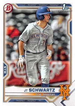 #BD-61 JT Schwartz - New York Mets - 2021 Bowman Draft Baseball