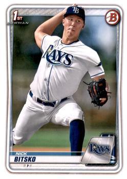 #BD-61 Nick Bitsko - Tampa Bay Rays - 2020 Bowman Draft Baseball