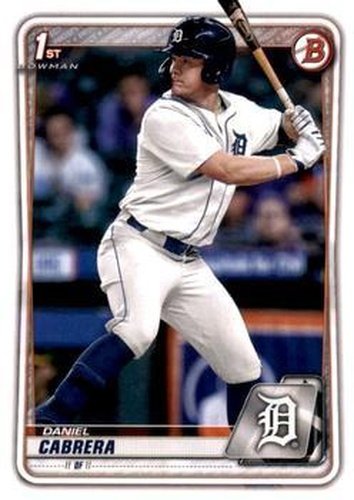 #BD-62 Daniel Cabrera - Detroit Tigers - 2020 Bowman Draft Baseball