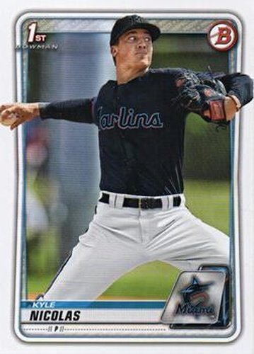 #BD-64 Kyle Nicolas - Miami Marlins - 2020 Bowman Draft Baseball