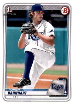 #BD-66 Hunter Barnhart - Tampa Bay Rays - 2020 Bowman Draft Baseball