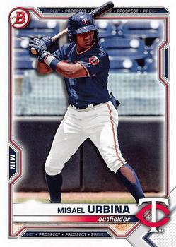 #BD-68 Misael Urbina - Minnesota Twins - 2021 Bowman Draft Baseball