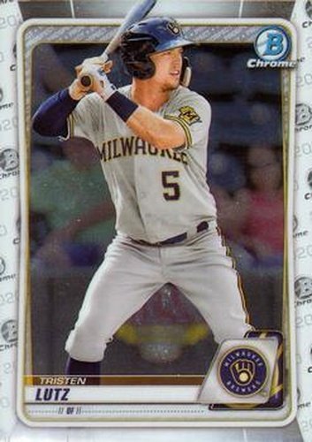 #BD-68 Tristen Lutz - Milwaukee Brewers - 2020 Bowman Draft - Chrome Baseball