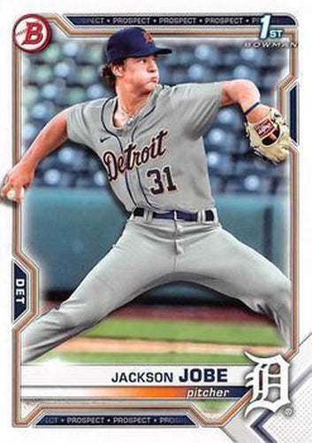 #BDC-69 - Jackson Jobe - Detroit Tigers - 2021 Bowman Draft - Chrome Baseball
