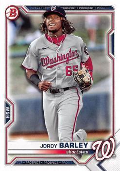 #BD-6 Jordy Barley - Washington Nationals - 2021 Bowman Draft Baseball