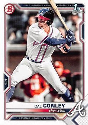 #BDC-70 - Cal Conley - Atlanta Braves - 2021 Bowman Draft - Chrome Baseball