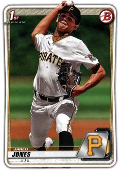 #BD-70 Jared Jones - Pittsburgh Pirates - 2020 Bowman Draft Baseball