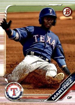 #BD-71 Julio Pablo Martinez - Texas Rangers - 2019 Bowman Draft Baseball