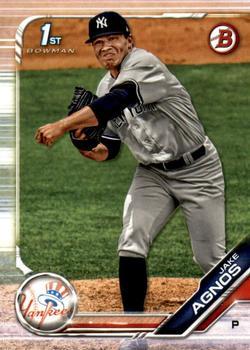 #BD-72 Jake Agnos - New York Yankees - 2019 Bowman Draft Baseball