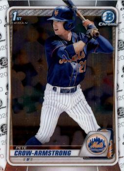 #BD-72 Pete Crow-Armstrong - New York Mets - 2020 Bowman Draft - Chrome Baseball
