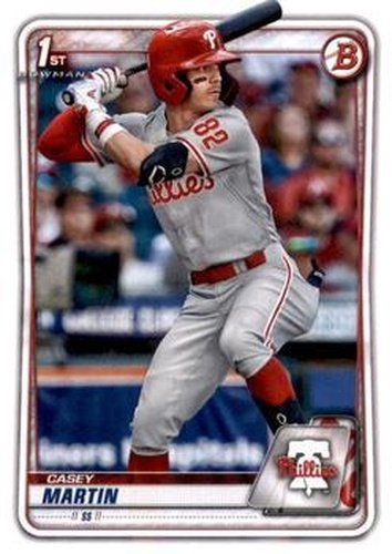 #BD-73 Casey Martin - Philadelphia Phillies - 2020 Bowman Draft - Chrome Baseball