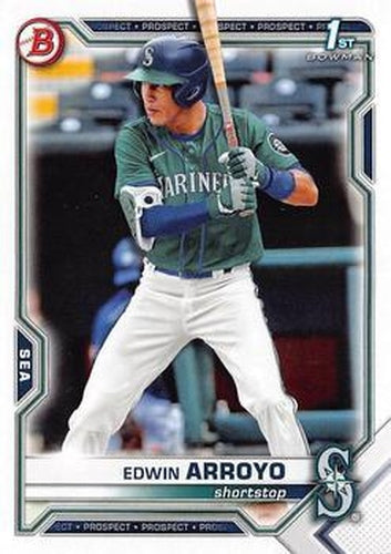 #BD-74 Edwin Arroyo - Seattle Mariners - 2021 Bowman Draft Baseball