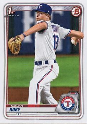#BD-76 Tekoah Roby - Texas Rangers - 2020 Bowman Draft - Chrome Baseball