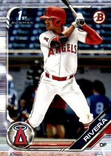 #BD-77 Erik Rivera - Los Angeles Angels - 2019 Bowman Draft Baseball