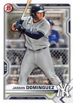 #BDC-77a - Jasson Dominguez - New York Yankees - 2021 Bowman Draft - Chrome Baseball