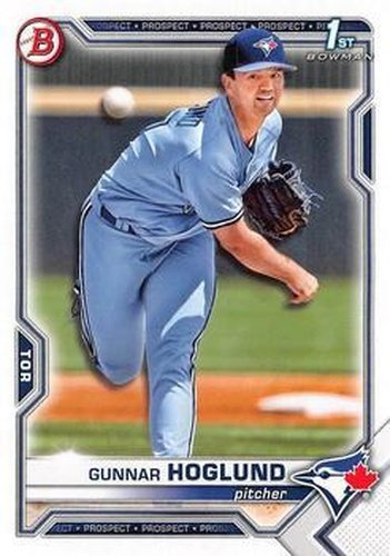 #BDC-78 - Gunnar Hoglund - Toronto Blue Jays - 2021 Bowman Draft - Chrome Baseball