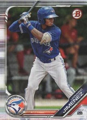 #BD-78 Leonardo Jimenez - Toronto Blue Jays - 2019 Bowman Draft Baseball