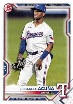 #BD-81 Luisangel Acuña - Texas Rangers - 2021 Bowman Draft Baseball