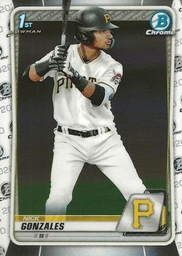 #BD-81 Nick Gonzales - Pittsburgh Pirates - 2020 Bowman Draft - Chrome Baseball