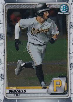#BD-81b Nick Gonzales - Pittsburgh Pirates - 2020 Bowman Draft - Chrome Baseball