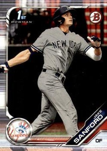 #BD-82 Jake Sanford - New York Yankees - 2019 Bowman Draft Baseball