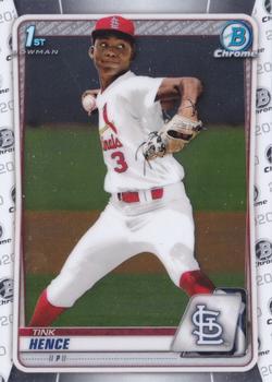 #BD-86 Tink Hence - St. Louis Cardinals - 2020 Bowman Draft - Chrome Baseball