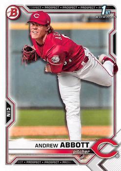 #BD-8 Andrew Abbott - Cincinnati Reds - 2021 Bowman Draft Baseball