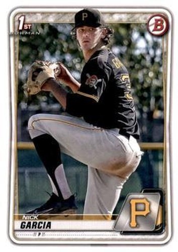 #BD-90 Nick Garcia - Pittsburgh Pirates - 2020 Bowman Draft - Chrome Baseball