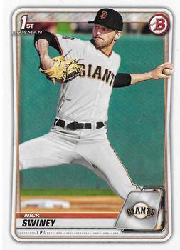 #BD-91 Nick Swiney - San Francisco Giants - 2020 Bowman Draft Baseball