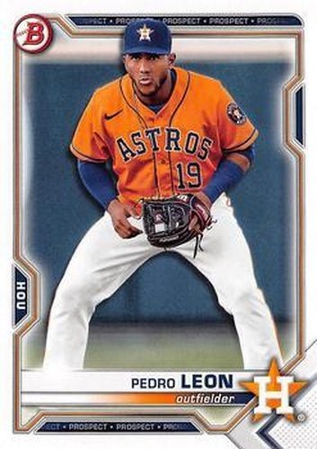 #BDC-92 - Pedro Leon - Houston Astros - 2021 Bowman Draft - Chrome Baseball