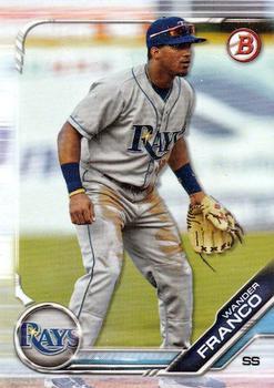 #BD-93 Wander Franco - Tampa Bay Rays - 2019 Bowman Draft Baseball