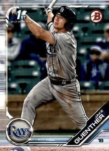 #BD-96 Jake Guenther - Tampa Bay Rays - 2019 Bowman Draft Baseball