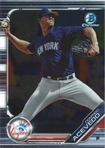 #BDC-102 Domingo Acevedo - New York Yankees - 2019 Bowman Draft - Chrome Baseball