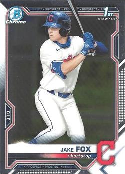 #BDC-102 - Jake Fox - Cleveland Indians - 2021 Bowman Draft - Chrome Baseball