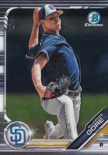 #BDC-103 MacKenzie Gore - San Diego Padres - 2019 Bowman Draft - Chrome Baseball