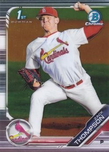 #BDC-104 Zack Thompson - St. Louis Cardinals - 2019 Bowman Draft - Chrome Baseball