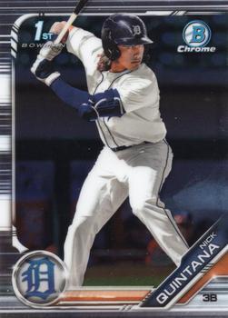 #BDC-105 Nick Quintana - Detroit Tigers - 2019 Bowman Draft - Chrome Baseball