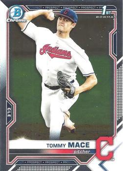 #BDC-111 - Tommy Mace - Cleveland Indians - 2021 Bowman Draft - Chrome Baseball
