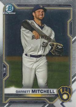 #BDC-116 - Garrett Mitchell - Milwaukee Brewers - 2021 Bowman Draft - Chrome Baseball