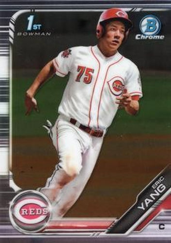 #BDC-118 Eric Yang - Cincinnati Reds - 2019 Bowman Draft - Chrome Baseball