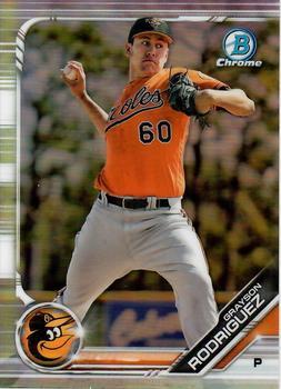 #BDC-121 Grayson Rodriguez - Baltimore Orioles - 2019 Bowman Draft - Chrome Baseball