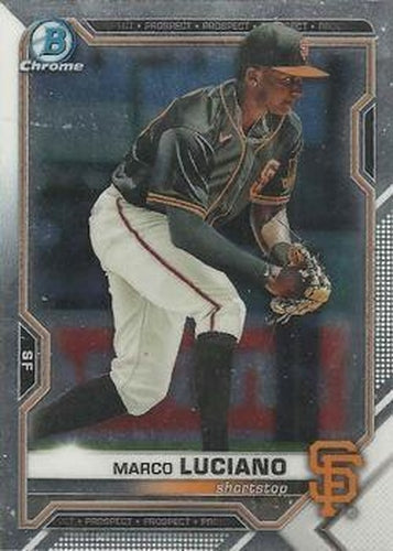 #BDC-131 - Marco Luciano - San Francisco Giants - 2021 Bowman Draft - Chrome Baseball
