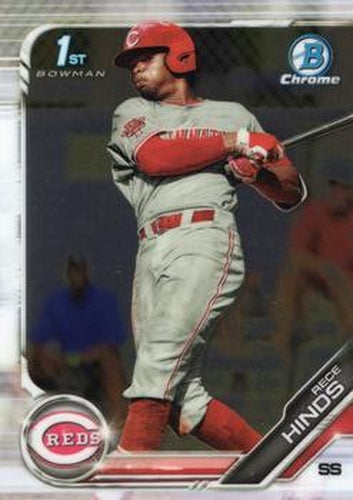 #BDC-131 Rece Hinds - Cincinnati Reds - 2019 Bowman Draft - Chrome Baseball