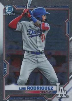 #BDC-134b - Luis Rodriguez - Los Angeles Dodgers - 2021 Bowman Draft - Chrome Baseball