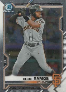 #BDC-137 - Heliot Ramos - San Francisco Giants - 2021 Bowman Draft - Chrome Baseball