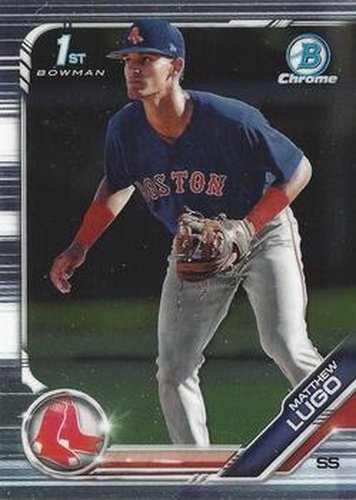 #BDC-139 Matthew Lugo - Boston Red Sox - 2019 Bowman Draft - Chrome Baseball