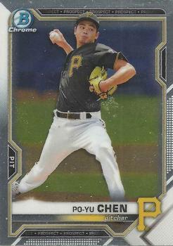#BDC-151 - Po-Yu Chen - Pittsburgh Pirates - 2021 Bowman Draft - Chrome Baseball