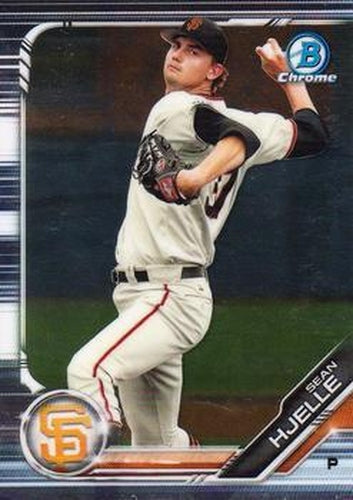 #BDC-159 Sean Hjelle - San Francisco Giants - 2019 Bowman Draft - Chrome Baseball