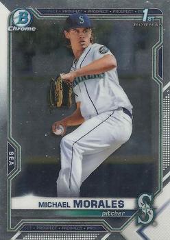 #BDC-160 - Michael Morales - Seattle Mariners - 2021 Bowman Draft - Chrome Baseball